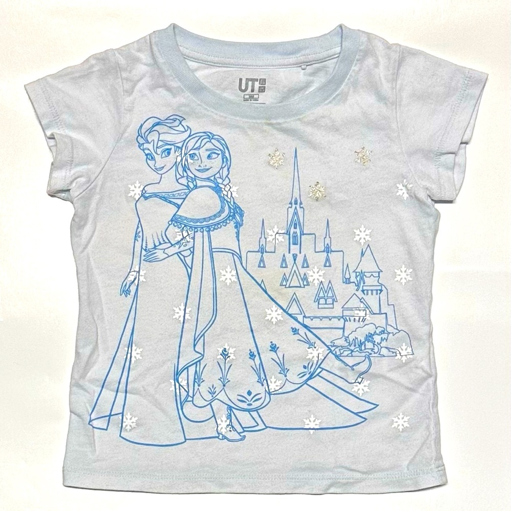 Light Blue Uniqlo Frozen T-Shirt